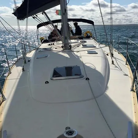 Sailing Yacht In Marina